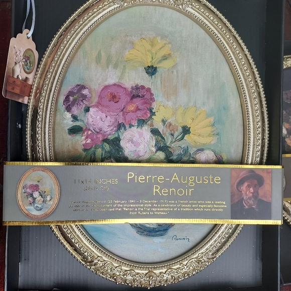 COPY - Pierre Auguste Renoir Framed Wall Art Brand NEW TikTok Viral 11x14 Inches - Picture 2 of 2
